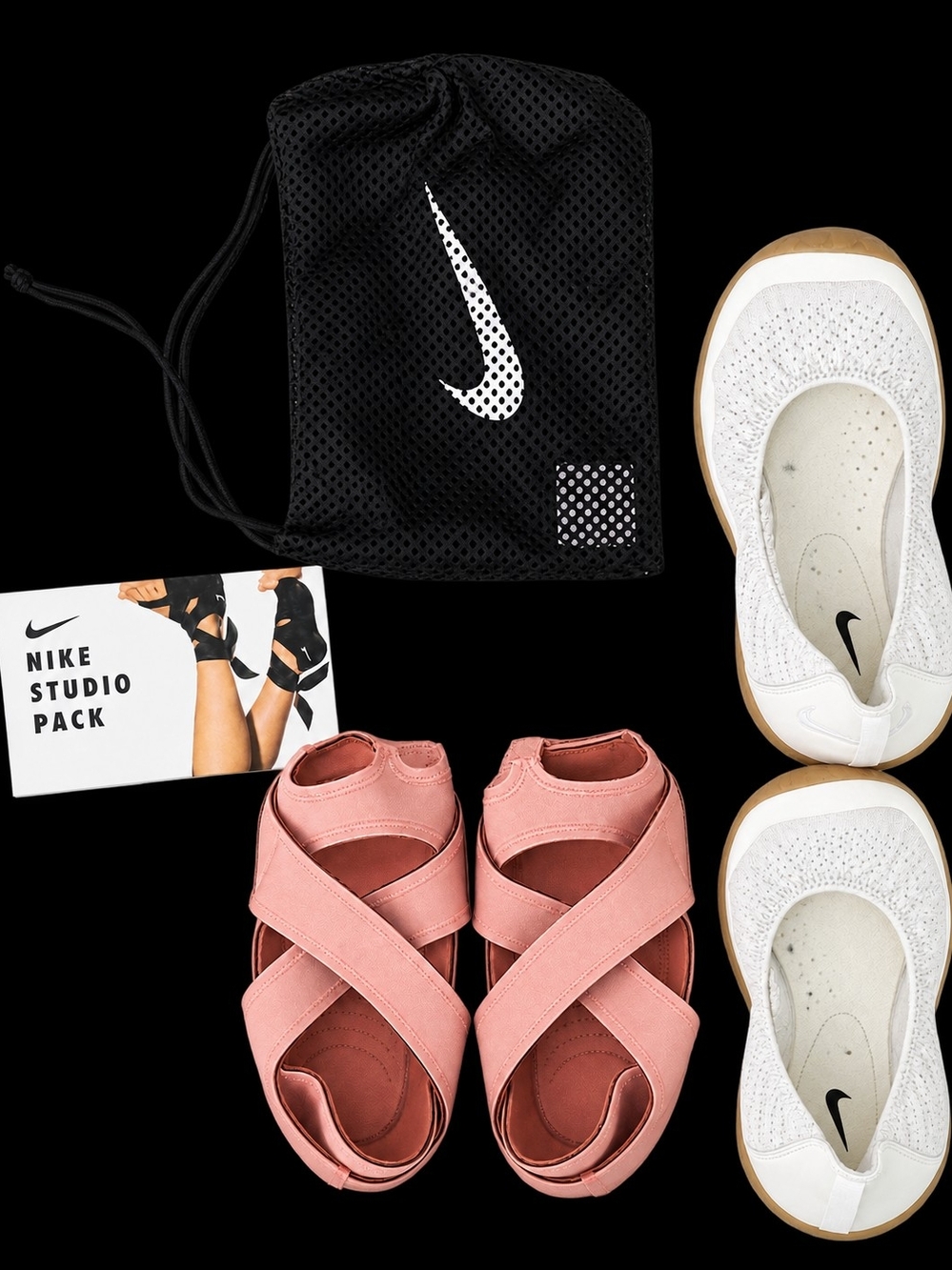Nike Women's Pink/Salmon Size 8 Studio Pack In Box
